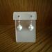10mm white glass pearls.